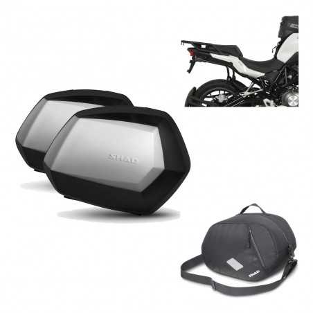 SHAD Maletas laterales + herraje 3p bolsa interna SC SH35 PREMIUM KIT-190909