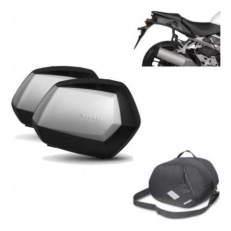 SHAD Maletas laterales + herraje 3p bolsa interna SC SH35 PREMIUM KIT-190911