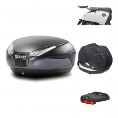 Rear trunk + mounting hardware + accessories  SH48 DARK GREY PREMIUM