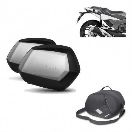 SHAD Maletas laterales + herraje 3p bolsa interna SC SH35 PREMIUM KIT-190915