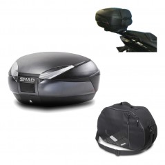 Back trunk + top fitting + internal bag  SH48 DARK GREY PREMIUM