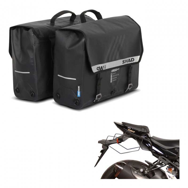 Semi-rigid side saddlebags + side fitting  SW42