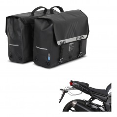 SHAD Alforjas semirrigidas laterales + herraje maletas SW42 KIT-191066