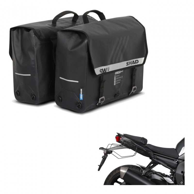 SHAD Alforjas semirrigidas laterales + herraje maletas SW42 KIT-191066