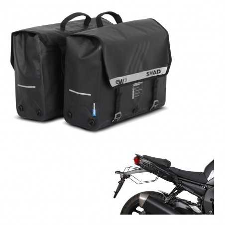 Semi-rigid side saddlebags + side fitting  SW42