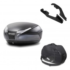Back trunk + top fitting + internal bag  SH48 DARK GREY PREMIUM