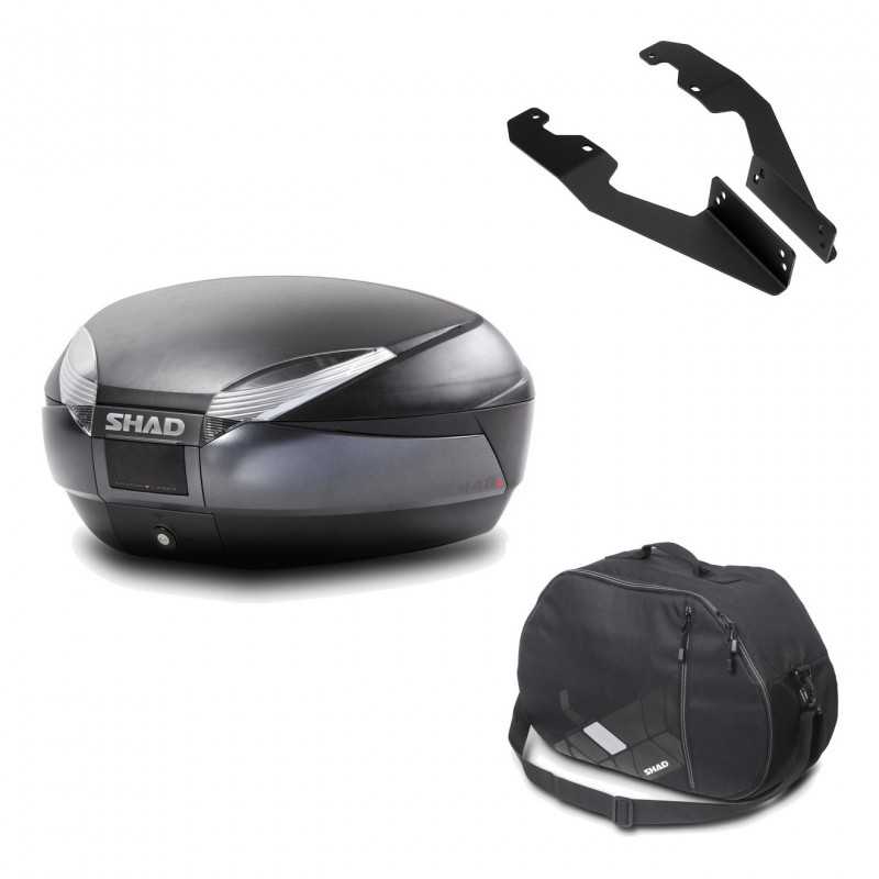 Back trunk + top fitting + internal bag  SH48 DARK GREY PREMIUM