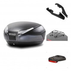 Rear trunk + mounting hardware + accessories  SH48 DARK GREY PREMIUM
