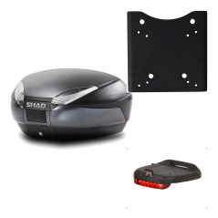 Back trunk + top fitting + brake light  SH48 DARK GREY PREMIUM