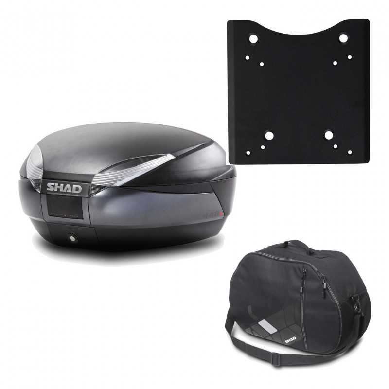 Back trunk + top fitting + internal bag  SH48 DARK GREY PREMIUM