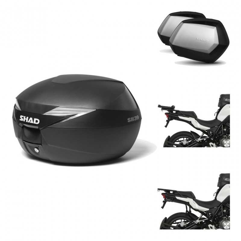SHAD Maletas laterales + baul trasero herraje montaje 3p SH39 SH 39 SC SH35 PREMIUM KIT-191322