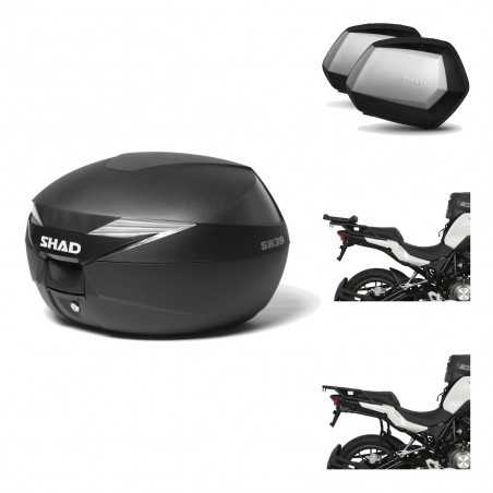 SHAD Maletas laterales + baul trasero herraje montaje 3p SH39 SH 39 SC SH35 PREMIUM KIT-191322
