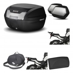 SHAD Maletas laterales + baul trasero herraje montaje accesorios 3p SH40 SH 40 2011 SC SH35 PREMIUM KIT-191573
