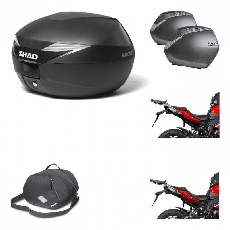 Lateral cases + back trunk + big top fitting + 3p hardware + internal bag  SH39 