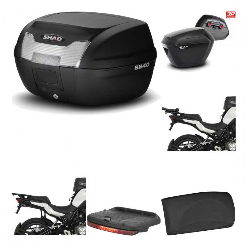 Lateral cases + back trunk + big top fitting + accessories + 3p hardware  SH40 S