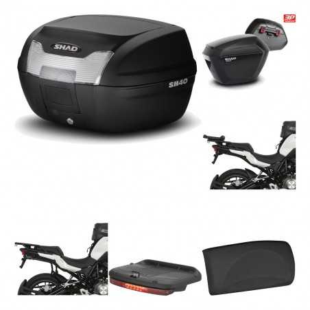 SHAD Maletas laterales + baul trasero herraje montaje accesorios 3p SH40 SH 40 2011 SH23 KIT-191577