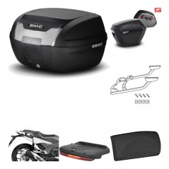Lateral cases + back trunk + big top fitting + accessories + 3p hardware  SH40 S