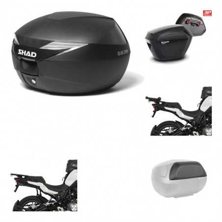 SHAD Maletas laterales + baul trasero herraje montaje respaldo de pasajero 3p SH39 SH 39 SH23 KIT-191331