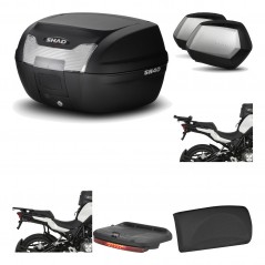 SHAD Maletas laterales + baul trasero herraje montaje accesorios 3p SH40 SH 40 2011 SC SH35 PREMIUM KIT-191580