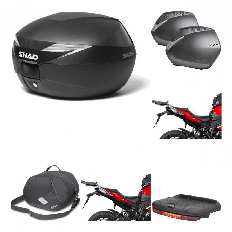 SHAD Maletas laterales + baul trasero herraje montaje accesorios 3p SH39 SH 39 SH36 36 KIT-191131