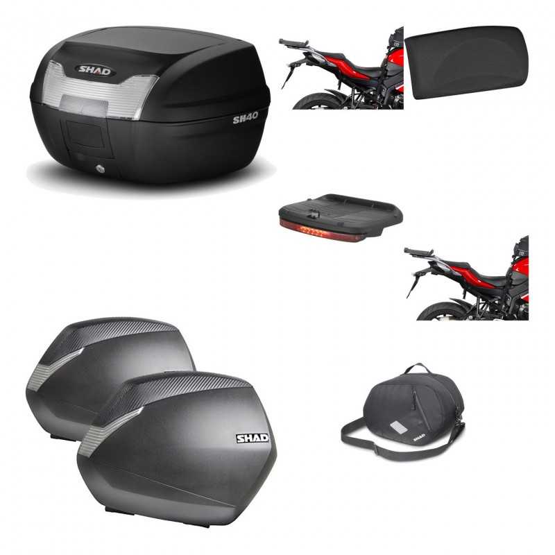 Lateral cases + back trunk + big top fitting + accessories + 3p hardware  SH40 S