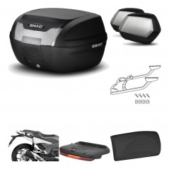 Lateral cases + back trunk + big top fitting + accessories + 3p hardware  SH40 S