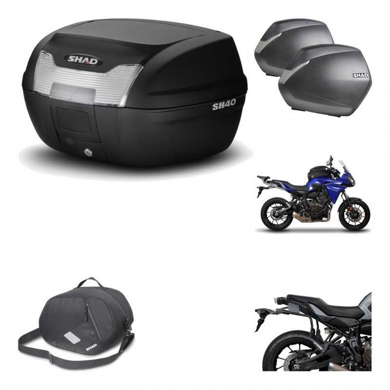 Lateral cases + back trunk + big top fitting + 3p hardware + internal bag  SH40 
