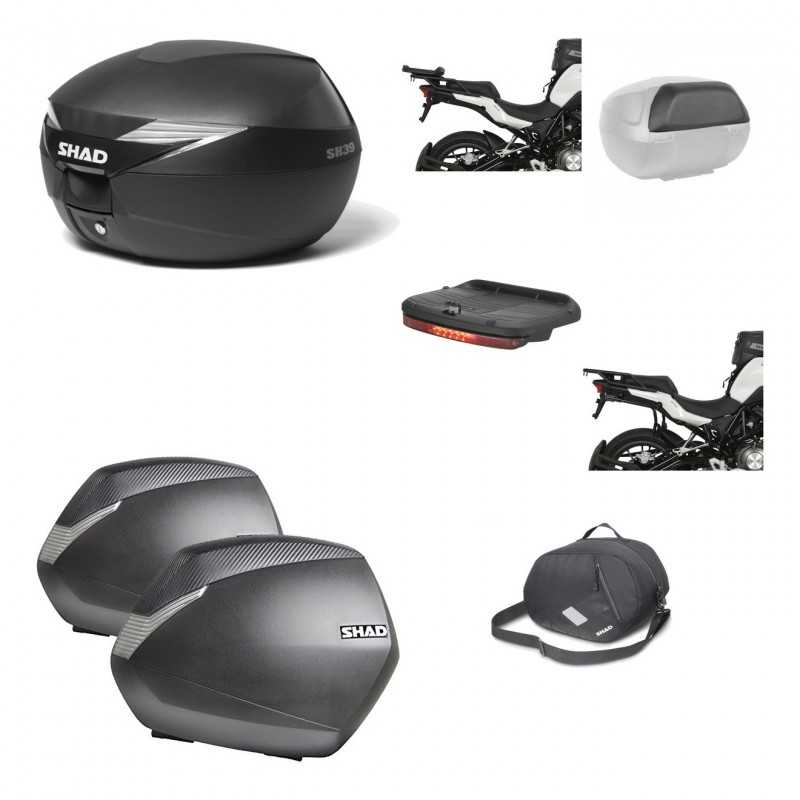 Lateral cases + back trunk + big top fitting + accessories + 3p hardware  SH39 S