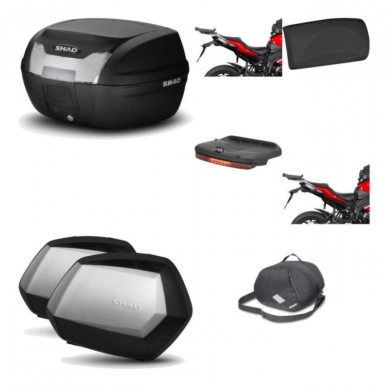 Lateral cases + back trunk + big top fitting + accessories + 3p hardware  SH40 S