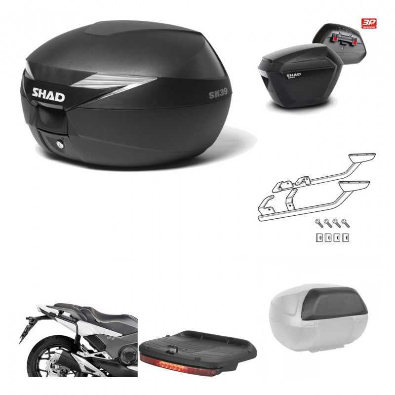 Lateral cases + back trunk + big top fitting + accessories + 3p hardware  SH39 S
