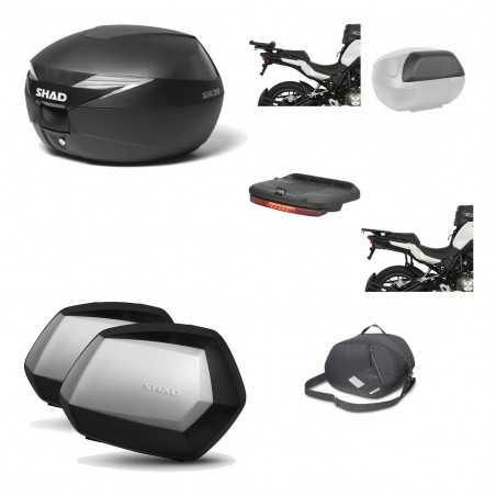 SHAD Maletas laterales + baul trasero herraje montaje accesorios 3p SH39 SH 39 SC SH35 PREMIUM KIT-191339