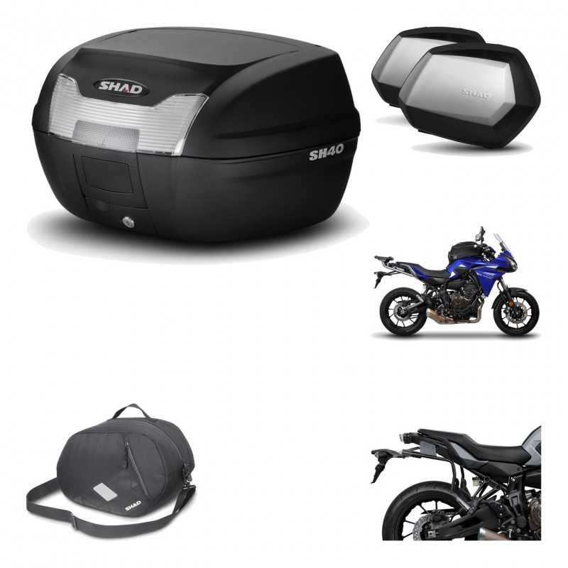 Lateral cases + back trunk + big top fitting + 3p hardware + internal bag  SH40 
