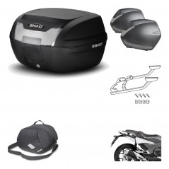 Lateral cases + back trunk + big top fitting + 3p hardware + internal bag  SH40 