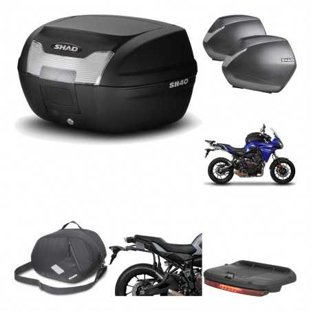 SHAD Maletas laterales + baul trasero herraje montaje accesorios 3p SH40 SH 40 2011 SH36 36 KIT-191539