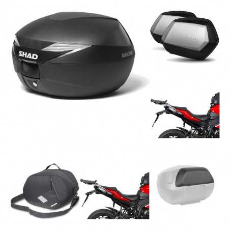 SHAD Maletas laterales + baul trasero herraje montaje accesorios 3p SH39 SH 39 SC SH35 PREMIUM KIT-191141