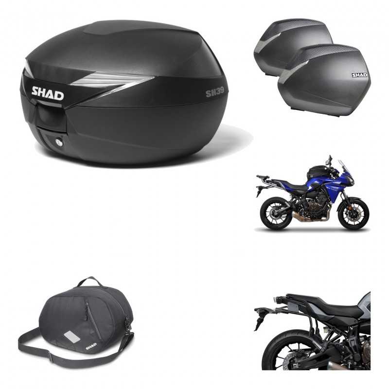 Lateral cases + back trunk + big top fitting + 3p hardware + internal bag  SH39 