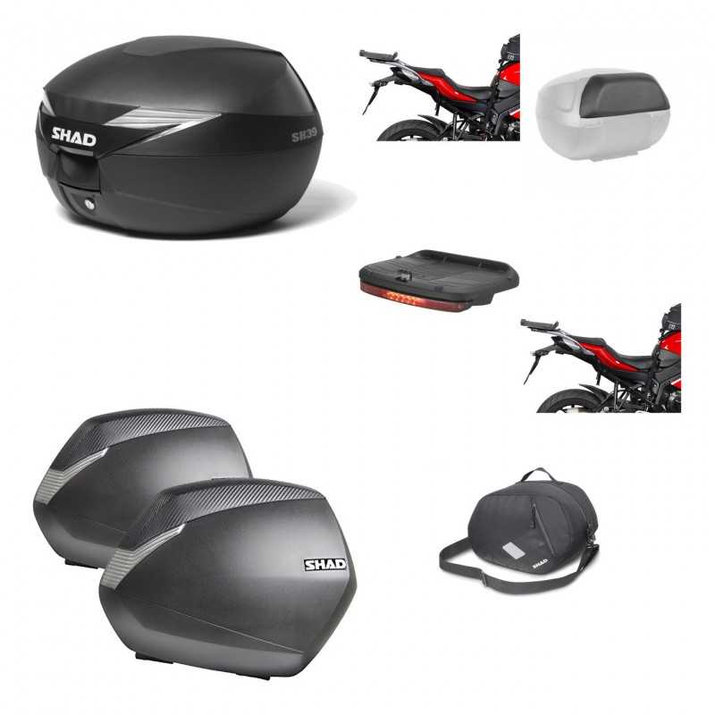 Lateral cases + back trunk + big top fitting + accessories + 3p hardware  SH39 S