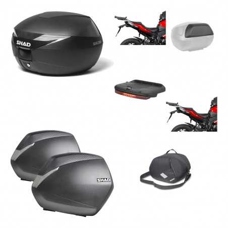 SHAD Maletas laterales + baul trasero herraje montaje accesorios 3p SH39 SH 39 SH36 36 KIT-191143