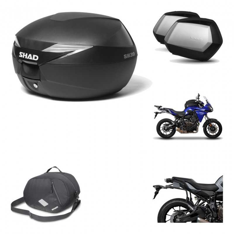 Lateral cases + back trunk + big top fitting + 3p hardware + internal bag  SH39 
