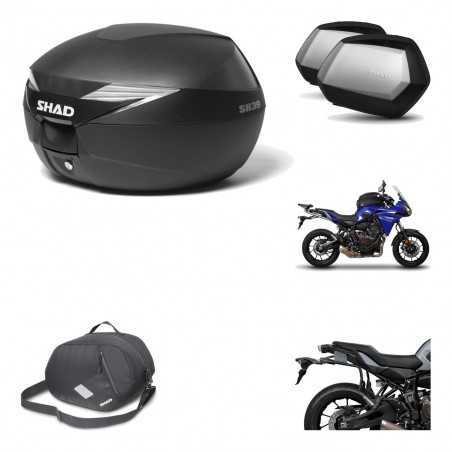SHAD Maletas laterales + baul trasero herraje montaje 3p bolsa interna SH39 SH 39 SC SH35 PREMIUM KIT-191297