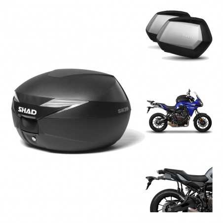SHAD Maletas laterales + baul trasero herraje montaje 3p SH39 SH 39 SC SH35 PREMIUM KIT-191298