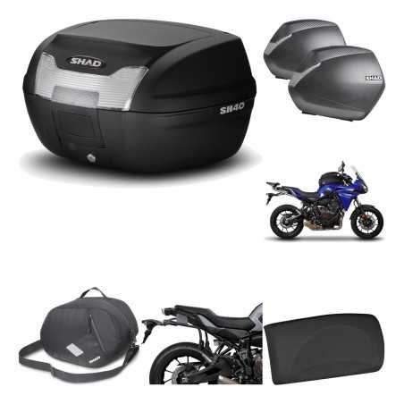 SHAD Maletas laterales + baul trasero herraje montaje accesorios 3p SH40 SH 40 2011 SH36 36 KIT-191545