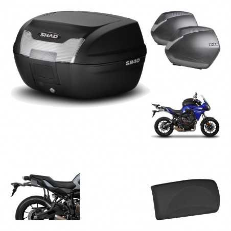 SHAD Maletas laterales + baul trasero herraje montaje respaldo de pasajero 3p SH40 SH 40 2011 SH36 36 KIT-191546