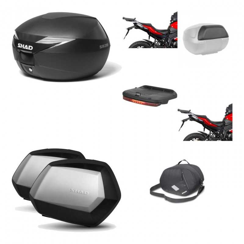 Lateral cases + back trunk + big top fitting + accessories + 3p hardware  SH39 S
