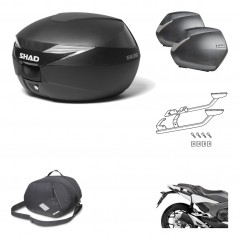 Lateral cases + back trunk + big top fitting + 3p hardware + internal bag  SH39 