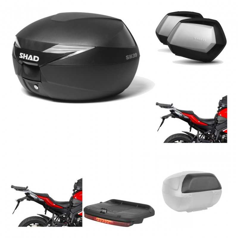 Lateral cases + back trunk + big top fitting + accessories + 3p hardware  SH39 S