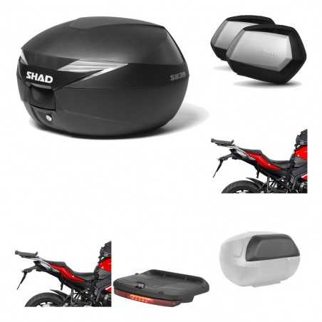 SHAD Maletas laterales + baul trasero herraje montaje accesorios 3p SH39 SH 39 SC SH35 PREMIUM KIT-191148