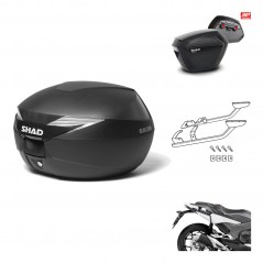 SHAD Maletas laterales + baul trasero herraje montaje 3p SH39 SH 39 SH23 KIT-191253