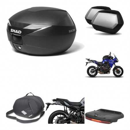 SHAD Maletas laterales + baul trasero herraje montaje accesorios 3p SH39 SH 39 SC SH35 PREMIUM KIT-191303