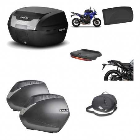 SHAD Maletas laterales + baul trasero herraje montaje accesorios 3p SH40 SH 40 2011 SH36 36 KIT-191551
